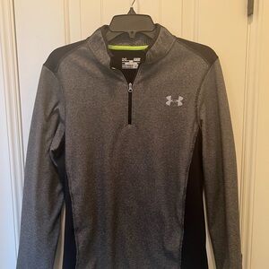 Under Armour Men's Cold Gear Quarter-Zip Pullover. Size S